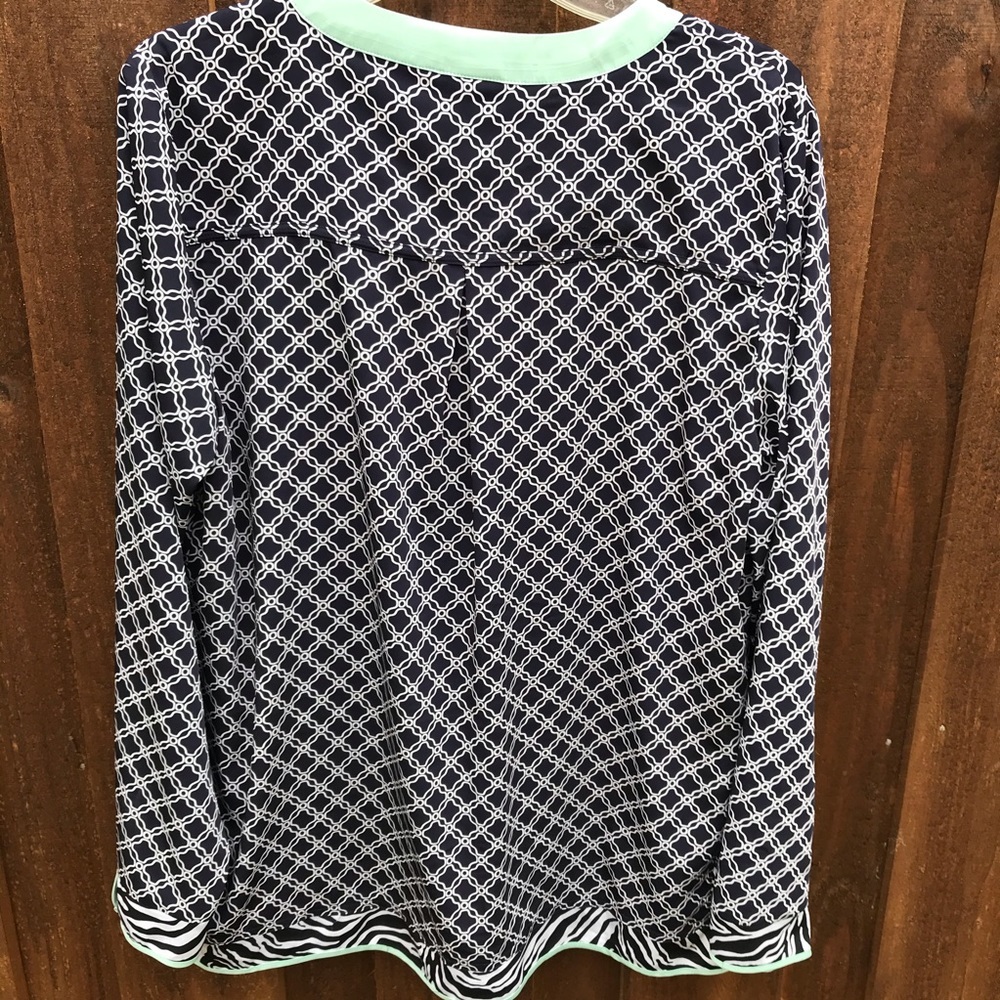 Dana Buchman casual blouse top 14 - Picture 3 of 4